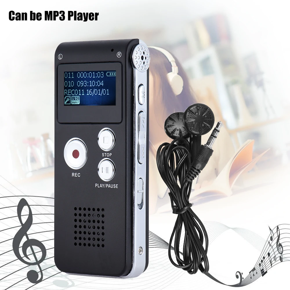 SK-012 8GB Voice Recorder USB Professional Dictaphone Digital Audio Voice Recorder With WAV MP3 Player VAR Function Record
SK-012 8GB Voice Recorder USB Professional Dictaphone Digital Audio Voice Recorder With WAV MP3 Player VAR Function Record