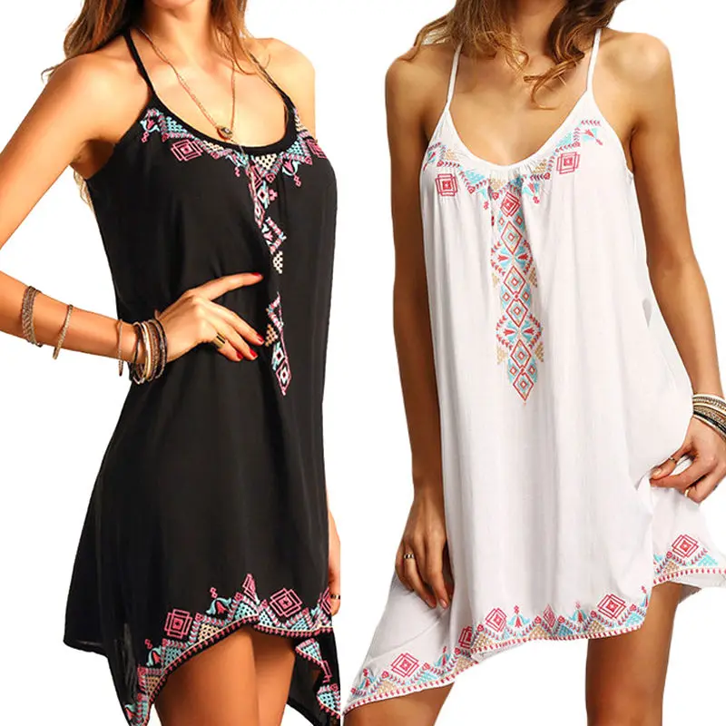 Fashion Sexy Women Summer Beach Print Dress Casual Sleeveless Loose Dress V-Neck Casual Blouse Mini Dress Sundress
Fashion Sexy Women Summer Beach Print Dress Casual Sleeveless Loose Dress V-Neck Casual Blouse Mini Dress Sundress
