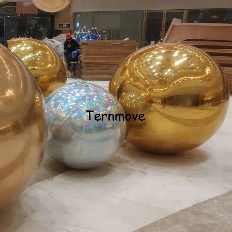 Inflatable holographic silver Mirror Show Ball For Promotion fashion wedding decoration gold giant Reflective free shipping
Inflatable holographic silver Mirror Show Ball For Promotion fashion wedding decoration gold giant Reflective free shipping