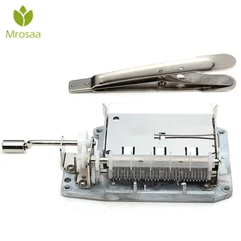 30 Tones DIY Hand Cranked Music Box Movement with Hole Puncher and Paper Tapes diy Craft Gifts Music Caixa De Musica
30 Tones DIY Hand Cranked Music Box Movement with Hole Puncher and Paper Tapes diy Craft Gifts Music Caixa De Musica