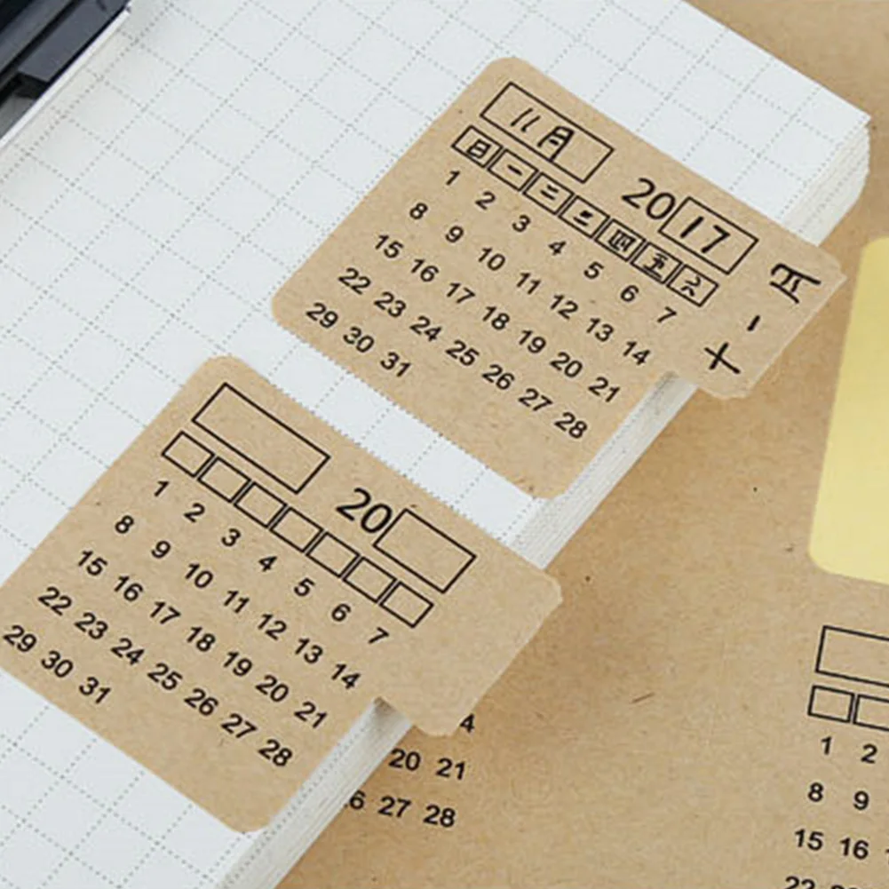 4 Sheets Handwritten Notebook Kraft Paper Calender Label Stationery Organizer Index Stickers #4
4 Sheets Handwritten Notebook Kraft Paper Calender Label Stationery Organizer Index Stickers #4