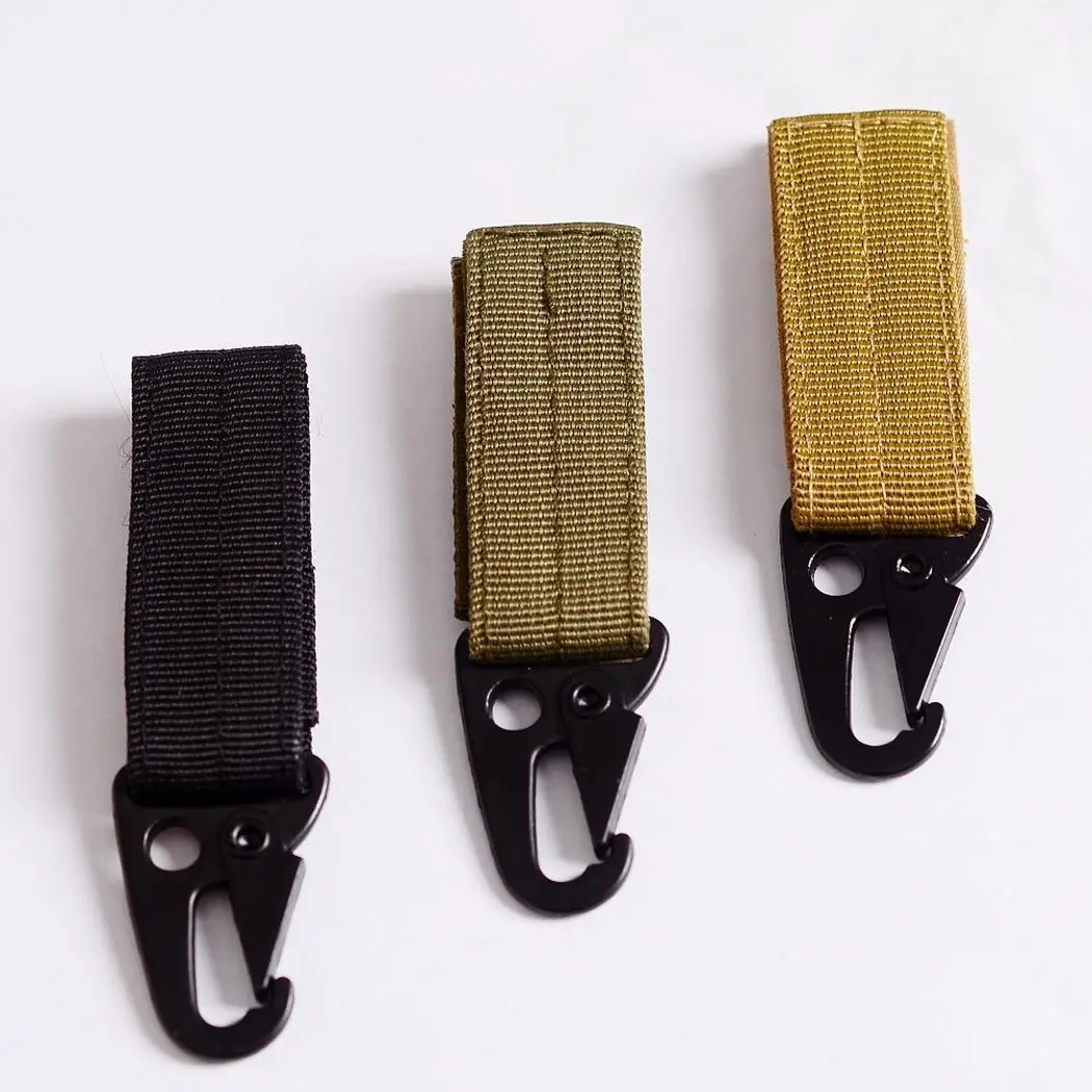 Outdoor Backpack Hooks Nylon Belt Keychain Carabiner Buckle Hook Tactical Climbing Camping Olecranon Molle Hook Keychain Clasp #
Outdoor Backpack Hooks Nylon Belt Keychain Carabiner Buckle Hook Tactical Climbing Camping Olecranon Molle Hook Keychain Clasp #
