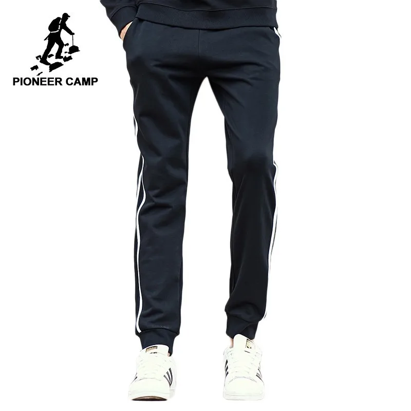 Pioneer Camp черные спортивные штаны Мужская брендовая одежда мужские наивысшего