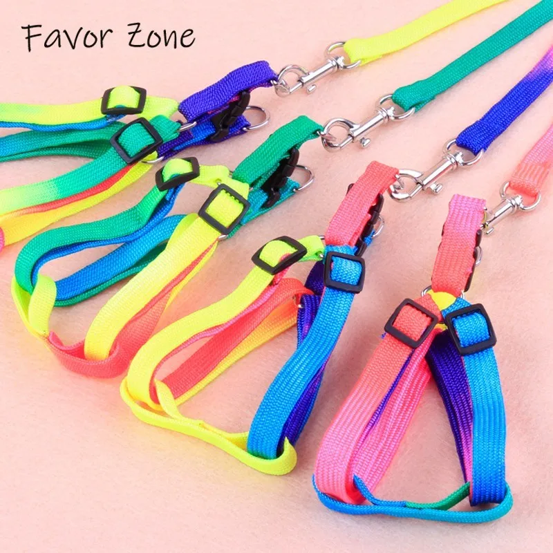 Adjustable Dog Harness Colorful Dog Leash Nylon Mesh Puppy Vest Set Chihuahua Collar Pet Harness Small Medium Dogs Cat Accessory
Adjustable Dog Harness Colorful Dog Leash Nylon Mesh Puppy Vest Set Chihuahua Collar Pet Harness Small Medium Dogs Cat Accessory