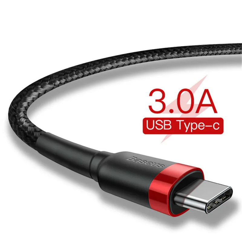 Кабель usb type C для Xiaomi Mi 8 Quick Charge QC 3 0 USB Быстрая зарядка зарядного устройства samsung