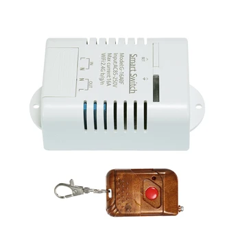 eWeLink RF 433MHz Smart Wifi Switch Wireless Remote Switch Timer For Android/IOS APP Control Home With 1 Key Remote Controller
eWeLink RF 433MHz Smart Wifi Switch Wireless Remote Switch Timer For Android/IOS APP Control Home With 1 Key Remote Controller