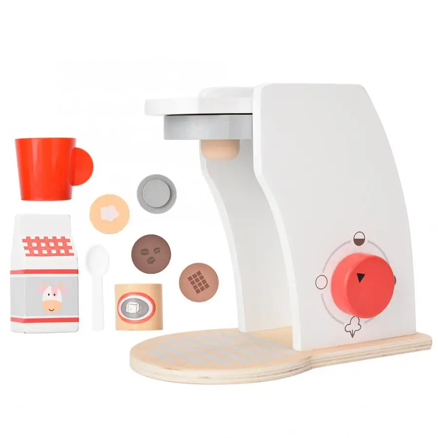 New Wooden Simulation Kitchen Cooking Coffeemaker Toy Pretend Play Kitchen Set Educational Kid Fun Miniature Toys
New Wooden Simulation Kitchen Cooking Coffeemaker Toy Pretend Play Kitchen Set Educational Kid Fun Miniature Toys