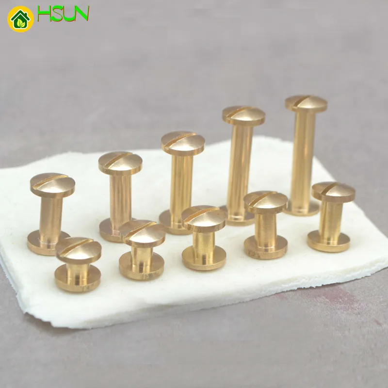 4/5/6/7/8/10/12/15/18/20mm Solid Brass Chicago Screw Nail Stud Rivet Gold Strap Fastener Assembling Bolt suitcase Hardware
4/5/6/7/8/10/12/15/18/20mm Solid Brass Chicago Screw Nail Stud Rivet Gold Strap Fastener Assembling Bolt suitcase Hardware