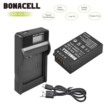 Bonacell 7.2V 1300mAh EN-EL20 EN EL20 ENEL20 Camera Battery+LCD Charger For Nikon EN-EL20a 1 J1 J2 J3 S1 V3 Digital Camera L10
Bonacell 7.2V 1300mAh EN-EL20 EN EL20 ENEL20 Camera Battery+LCD Charger For Nikon EN-EL20a 1 J1 J2 J3 S1 V3 Digital Camera L10