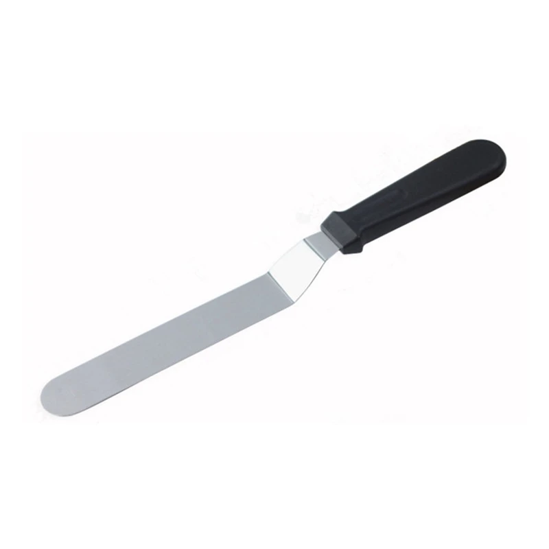 Stainless Steel Cake Spatula Angled Icing Spatula with Plastic Handle-Cake Decorating Tools Ustensiles Patisserie 6", 8" & 10
Stainless Steel Cake Spatula Angled Icing Spatula with Plastic Handle-Cake Decorating Tools Ustensiles Patisserie 6", 8" & 10