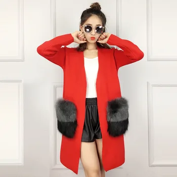 Autumn Woman Cashmere Casual Jacket Coat Vintage Winter Fox Fur Pocket Luxury Long Wool Coat
Autumn Woman Cashmere Casual Jacket Coat Vintage Winter Fox Fur Pocket Luxury Long Wool Coat