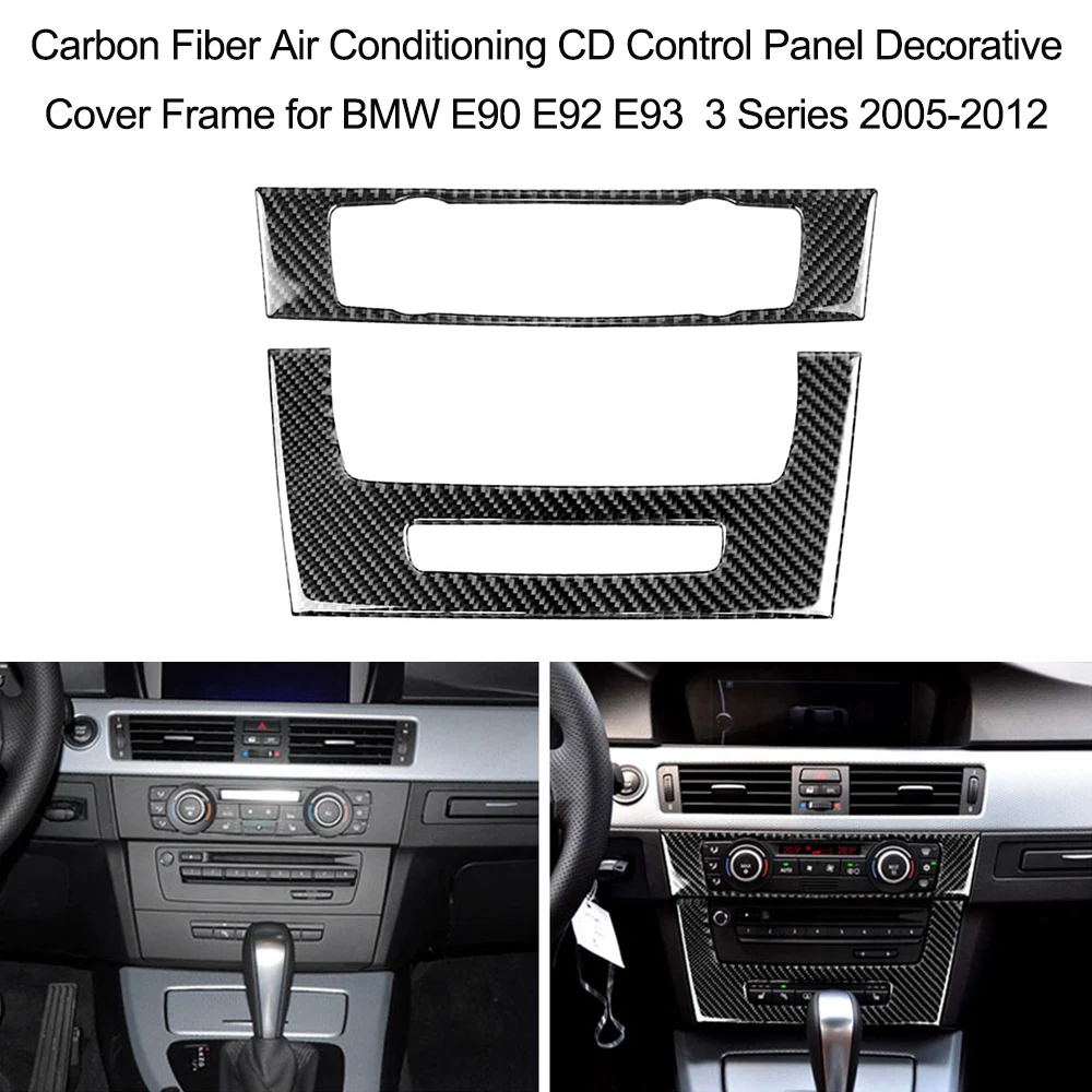 Carbon Fiber Strip Air Conditioning CD Control Panel Trim Decorative Cover Frame for BMW Old 3 Series E90 E92 E93 2005-2012
Carbon Fiber Strip Air Conditioning CD Control Panel Trim Decorative Cover Frame for BMW Old 3 Series E90 E92 E93 2005-2012