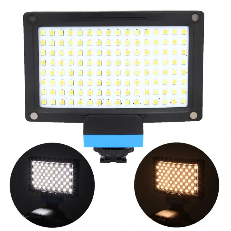 128Pcs LED Bi-color Dimmable LED Video Flash Fill Light Ultra Bright 3200-5600K LED Video Light warm light/ cool light
128Pcs LED Bi-color Dimmable LED Video Flash Fill Light Ultra Bright 3200-5600K LED Video Light warm light/ cool light
