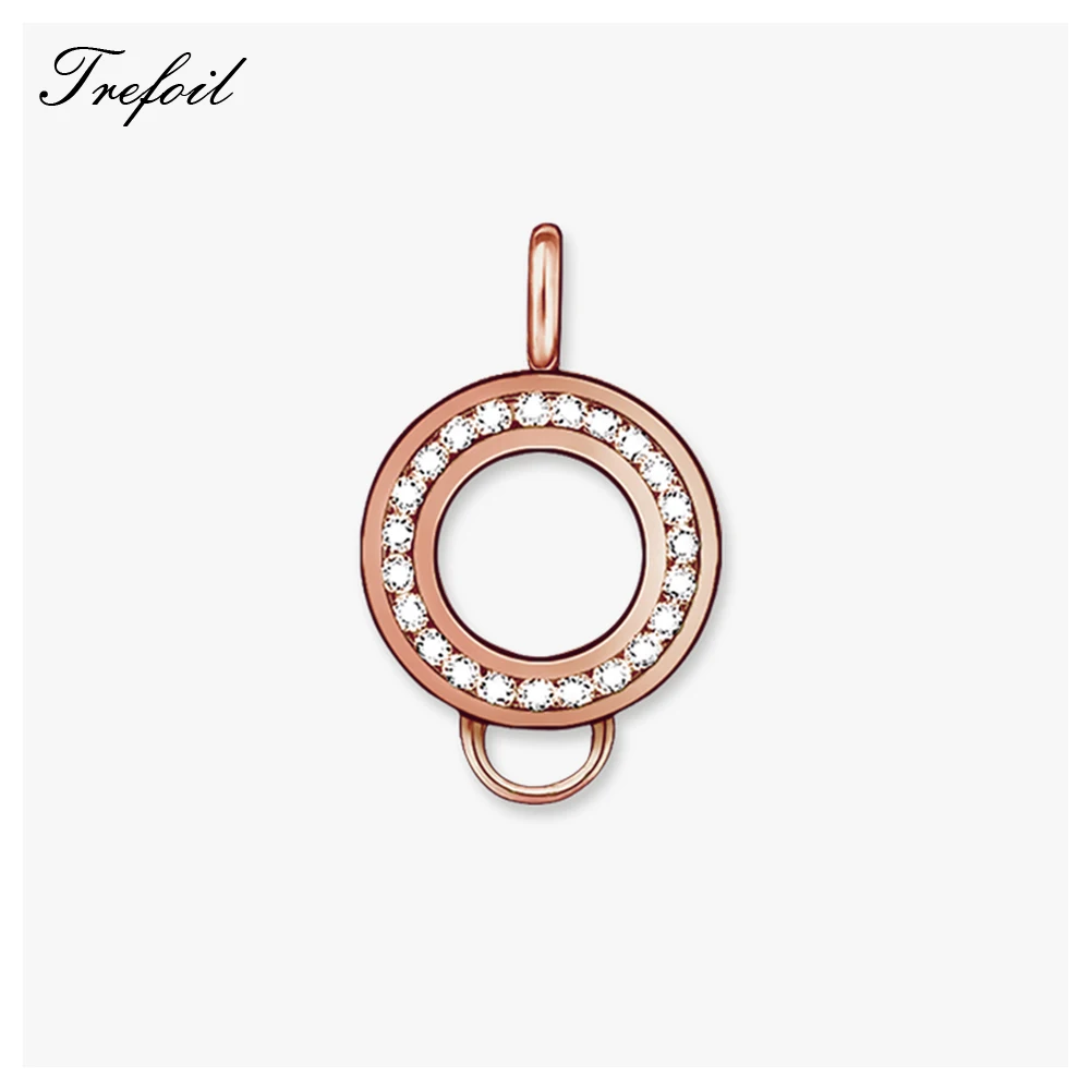 Rose Gold Color Round Charms Pendant Carriers, Fashion Jewelry 925 Sterling Silver Trendy Gift For Women Girl Lovers 2018 New
Rose Gold Color Round Charms Pendant Carriers, Fashion Jewelry 925 Sterling Silver Trendy Gift For Women Girl Lovers 2018 New