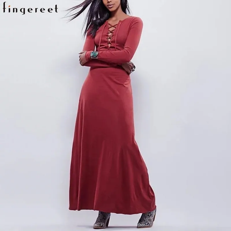 European Free People New Pattern Deep V Lead Bandage Long Fund Package Buttocks Dress Longuette
European Free People New Pattern Deep V Lead Bandage Long Fund Package Buttocks Dress Longuette