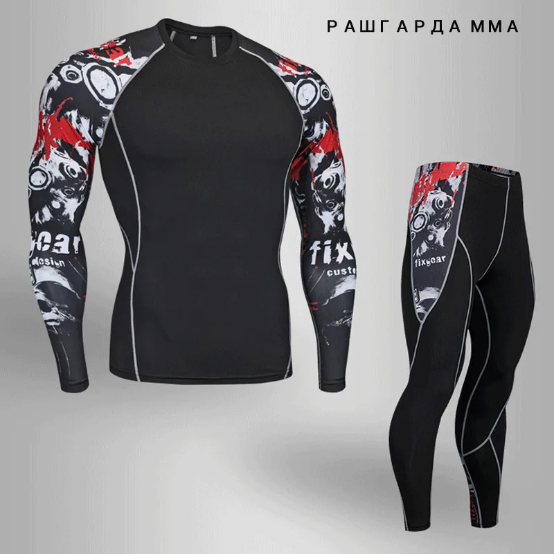 Winter Thermal Mens Underwear T-shirts Leggings Men Clothing Thermal Underwear Rashgard Male Compression Tracksuit Men Brands
Winter Thermal Mens Underwear T-shirts Leggings Men Clothing Thermal Underwear Rashgard Male Compression Tracksuit Men Brands