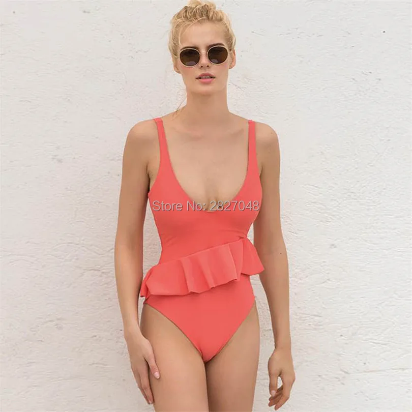 Happy Ending Yellow Solid One-piece Swimsuit Falbala V neck Ruffle Sexy Monokini 2019 Ladies Beach Bathing Suit Swimwear
Happy Ending Yellow Solid One-piece Swimsuit Falbala V neck Ruffle Sexy Monokini 2019 Ladies Beach Bathing Suit Swimwear