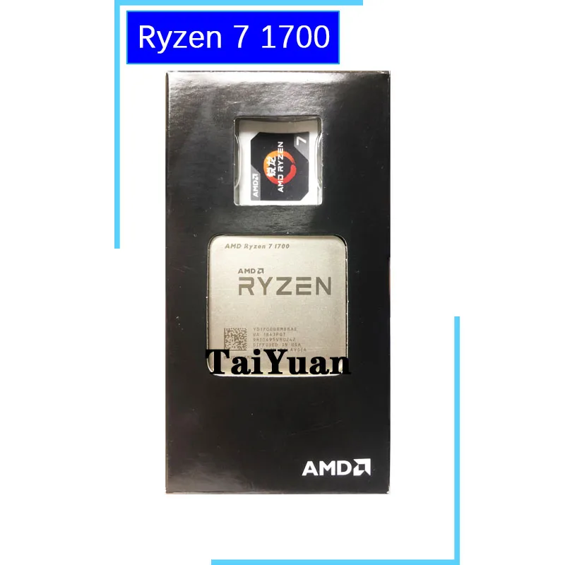 AMD Ryzen 7 1700 R7 1700 3.0 GHz Eight-Core CPU Processor YD1700BBM88AE Socket AM4
AMD Ryzen 7 1700 R7 1700 3.0 GHz Eight-Core CPU Processor YD1700BBM88AE Socket AM4