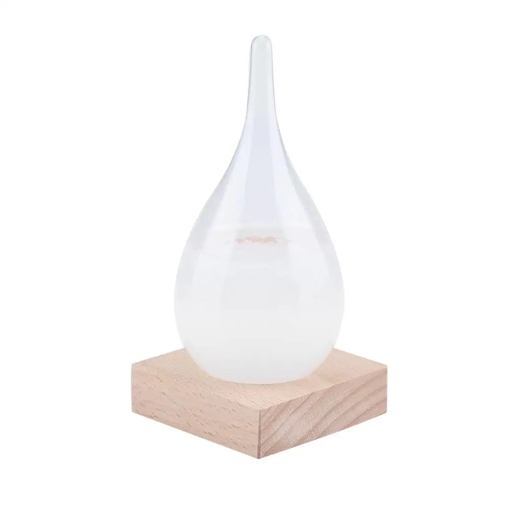 Transparent Droplet Storm Glass Water Drop Weather Storm Forecast Predictor Monitor Bottle Barometer Home Decor
Transparent Droplet Storm Glass Water Drop Weather Storm Forecast Predictor Monitor Bottle Barometer Home Decor