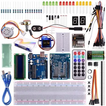 for Arduino UNO R3 Project Super Starter Kit with Tutorials for Nano Mini Mega Wifi gsm with Screen Servo Motor Sensors K11-SC
for Arduino UNO R3 Project Super Starter Kit with Tutorials for Nano Mini Mega Wifi gsm with Screen Servo Motor Sensors K11-SC
