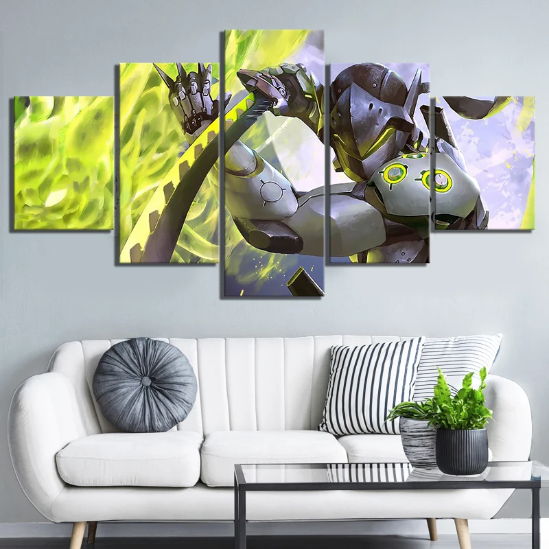 Home Decor Modular Canvas Picture 5 Piece Overwatch Genji Game Painting Poster Wall For Home Canvas Painting Wholesale
Home Decor Modular Canvas Picture 5 Piece Overwatch Genji Game Painting Poster Wall For Home Canvas Painting Wholesale