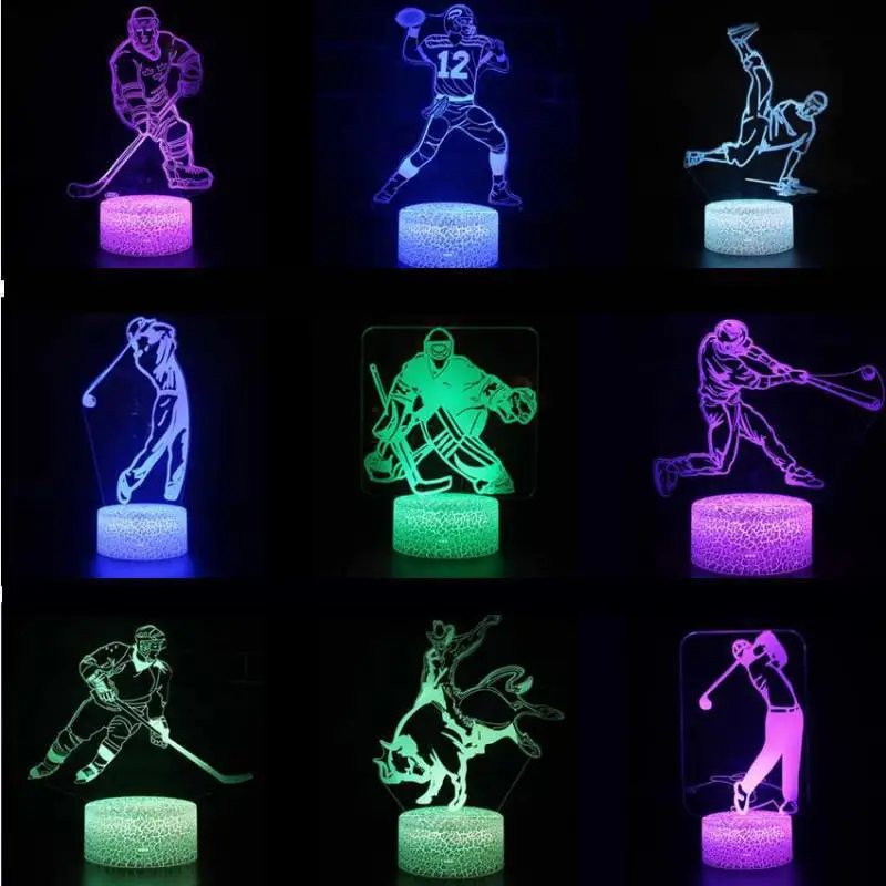3d Led Ice Hockey Player led Lamp Usb Visual Luminaria Bedside Nightlights For Kids Gifts Baby Sleeping Lighting Sports Decor
3d Led Ice Hockey Player led Lamp Usb Visual Luminaria Bedside Nightlights For Kids Gifts Baby Sleeping Lighting Sports Decor