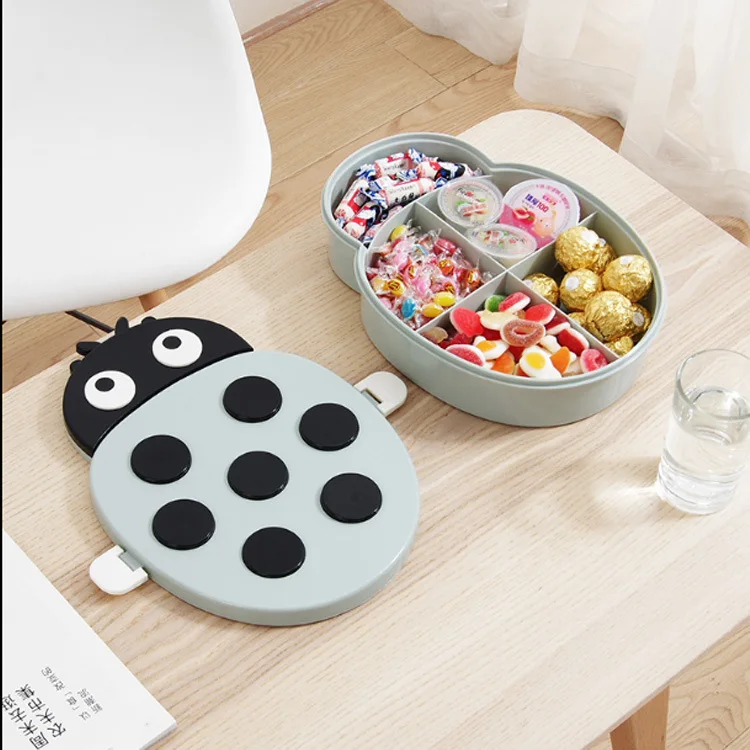 Ladybug Modeling Dry Fruits food container storage Box Plastic Mesh Candy Box Household Melon Seed Peanut organizer
Ladybug Modeling Dry Fruits food container storage Box Plastic Mesh Candy Box Household Melon Seed Peanut organizer