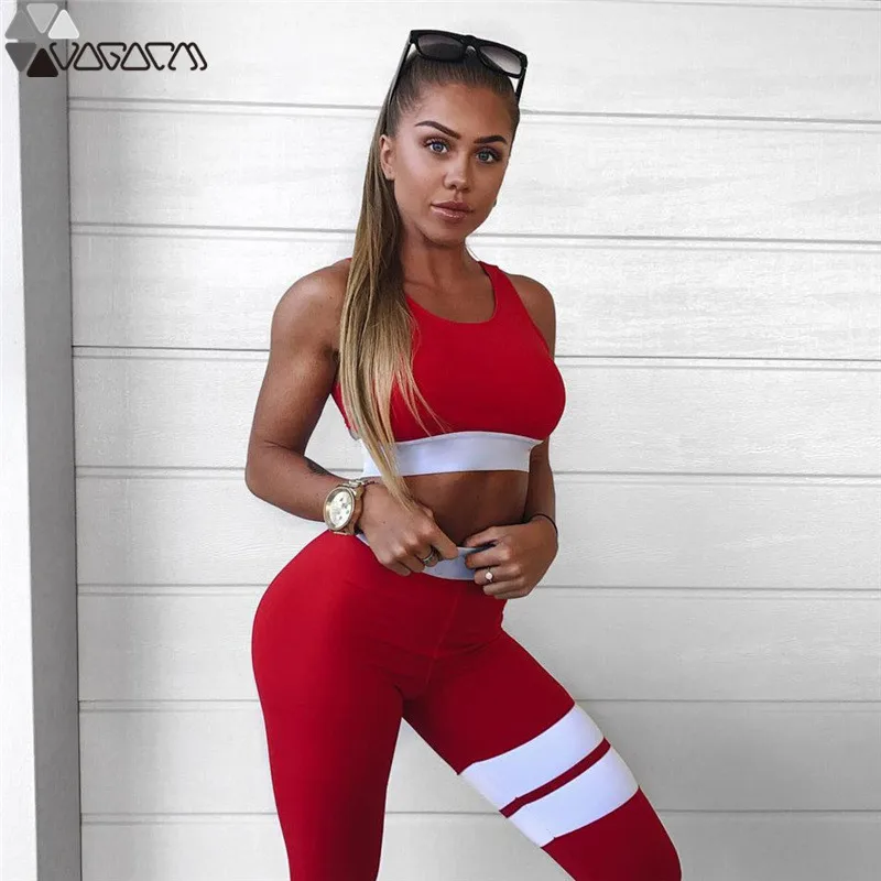 New Women Yoga Set Patchwork Running Fitness Jogging T-shirt Leggings Sports Suit Gym Sportswear Workout Suits S-L
New Women Yoga Set Patchwork Running Fitness Jogging T-shirt Leggings Sports Suit Gym Sportswear Workout Suits S-L
