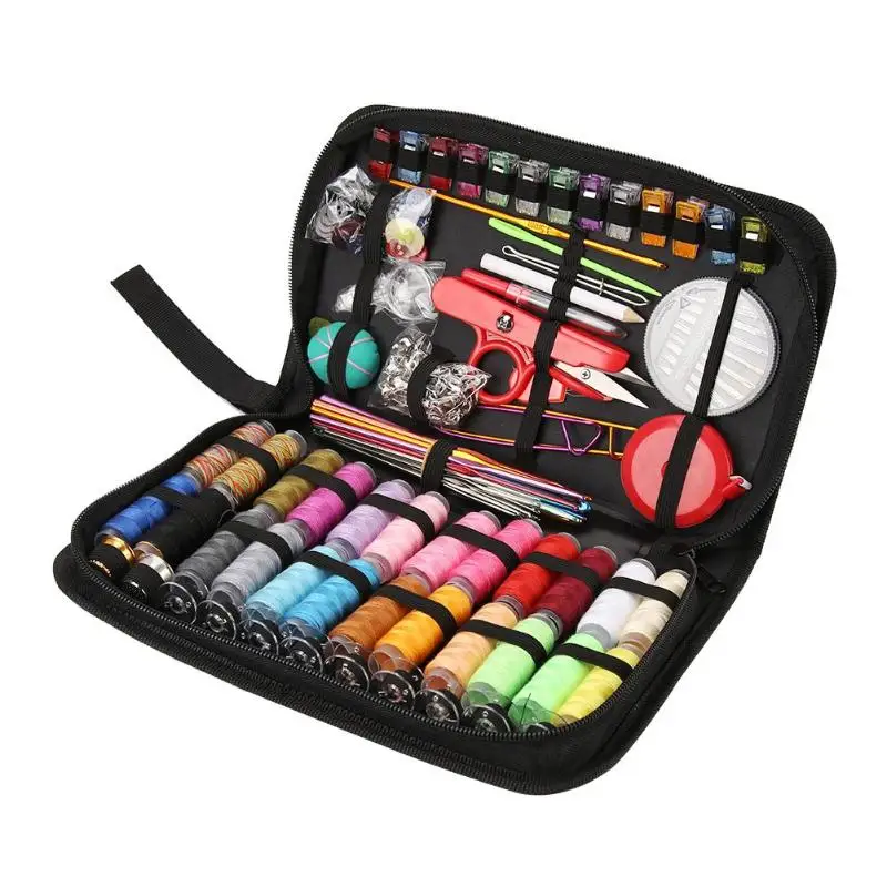 282pcs DIY Sewing Box Multi-function Travel Sewing Kit Needle Thread Threader Tape Scissor Storage Bag Sewing Set Accessories
282pcs DIY Sewing Box Multi-function Travel Sewing Kit Needle Thread Threader Tape Scissor Storage Bag Sewing Set Accessories