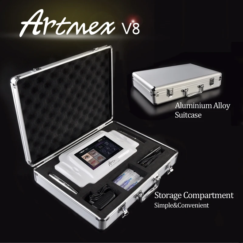 Artmex V8 Permanent Makeup machine digital Artmex touch Tattoo Machine set Eye Brow Lip Rotary Pen MTS System tattoo Pen Set
Artmex V8 Permanent Makeup machine digital Artmex touch Tattoo Machine set Eye Brow Lip Rotary Pen MTS System tattoo Pen Set
