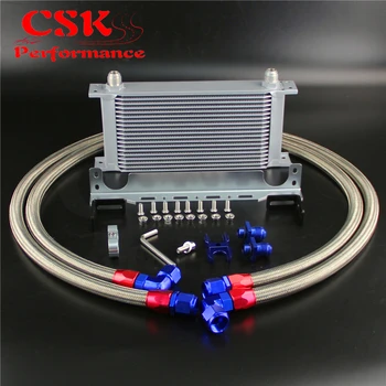 19 Row Oil Cooler w/ Bracket Kit Fits For BMW E36/E46 M3 135/E90 335/640/740 X1/Z4
19 Row Oil Cooler w/ Bracket Kit Fits For BMW E36/E46 M3 135/E90 335/640/740 X1/Z4