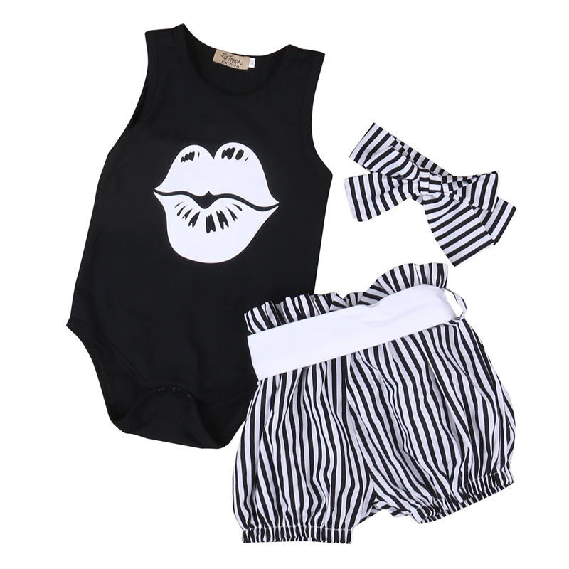 3 Pieces Baby Boys and Girls Cartoon Sleeveless T Shirt and Striped Pant and Headband Outfit Set Casual
3 Pieces Baby Boys and Girls Cartoon Sleeveless T Shirt and Striped Pant and Headband Outfit Set Casual