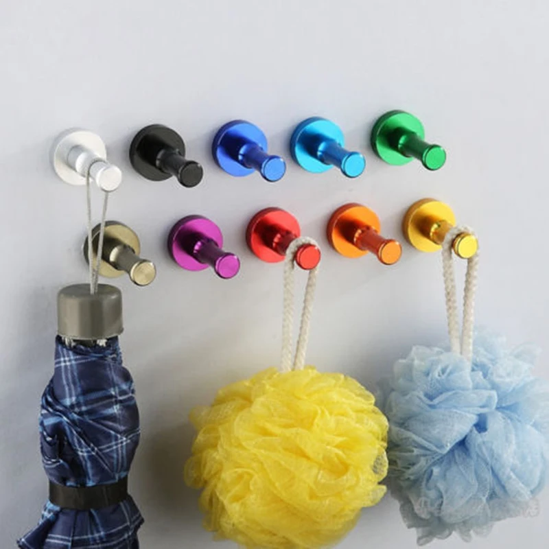 1PC Clothes Hooks Colorful Wall Hooks Hat Towel Robe Coat Hook Hanger For Bathroom Kitchen Hook Drilling Wall Hanger 4
1PC Clothes Hooks Colorful Wall Hooks Hat Towel Robe Coat Hook Hanger For Bathroom Kitchen Hook Drilling Wall Hanger 4