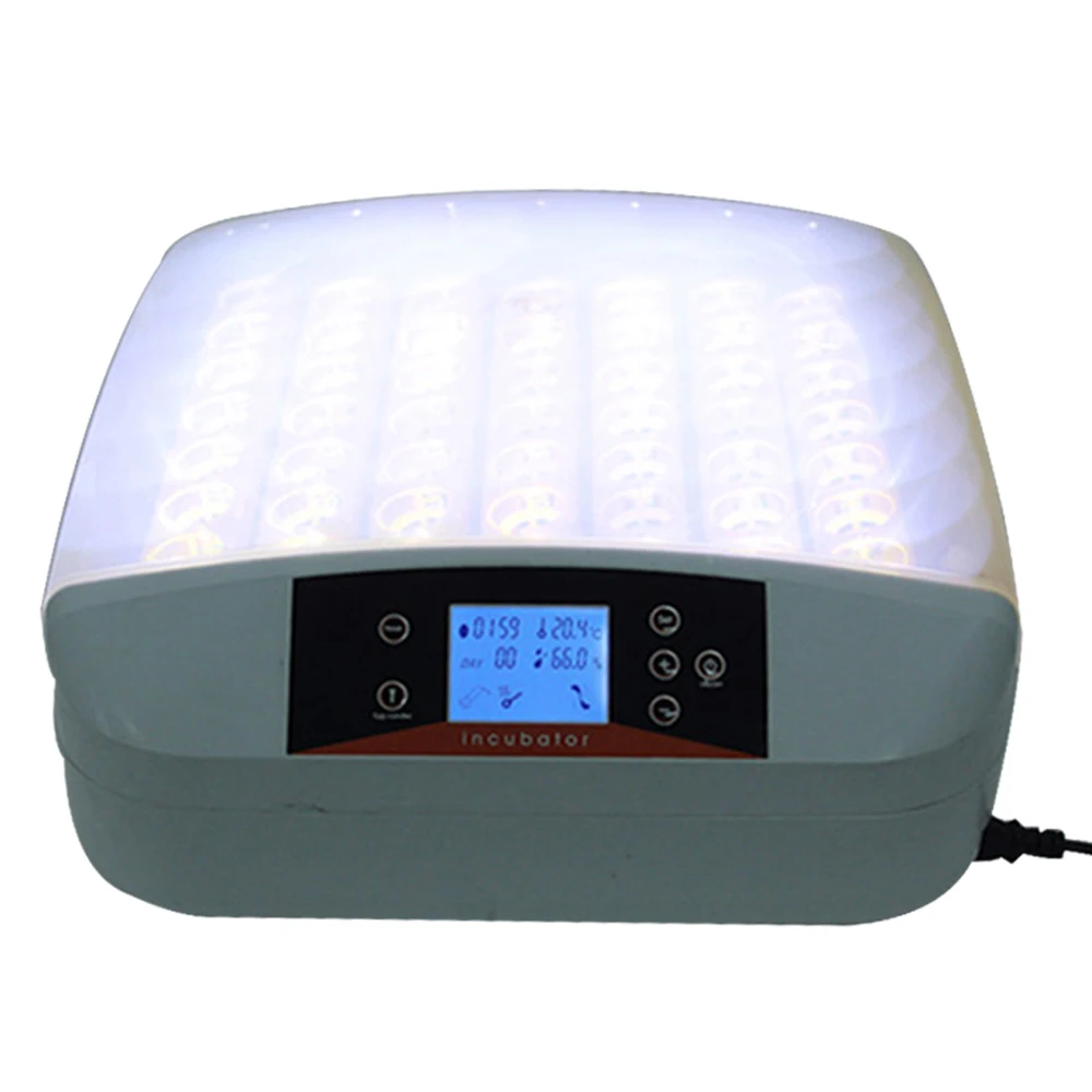 56 Chicken Eggs Automatic Temperature Control Egg Incubator Mini LED Display Chicken Bird Egg Poultry Hatcher
56 Chicken Eggs Automatic Temperature Control Egg Incubator Mini LED Display Chicken Bird Egg Poultry Hatcher