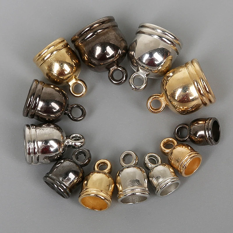 Фото 50PCS/lot Jewelry Accessories Black Gold tassel Cap Bead Top Hat Fashion Making Bracelet Anklet Necklace | Украшения и аксессуары