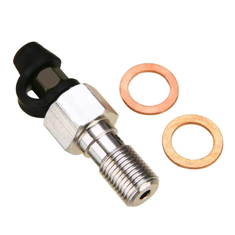 M10x1.0mm Motorcycle Brake Master Cylinder Caliper Bleed Screw Nipple Banjo Bolt + Sealing Washer Dust Cap Car Accessories
M10x1.0mm Motorcycle Brake Master Cylinder Caliper Bleed Screw Nipple Banjo Bolt + Sealing Washer Dust Cap Car Accessories