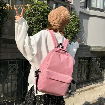 Preppy Style Soft Fabric Backpack Female Corduroy bags Design Teenage Girls Backpack Women Schoolbag Travel Shoulder Bagpack
Preppy Style Soft Fabric Backpack Female Corduroy bags Design Teenage Girls Backpack Women Schoolbag Travel Shoulder Bagpack