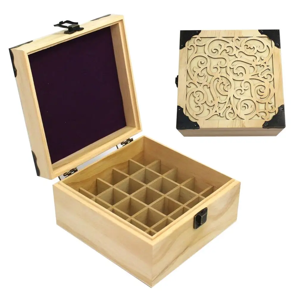 25 Slot Essential Oil Bottle Storage Box Case Wood Aromatherapy Organizer Women Essential Oil Display Case Container Holder
25 Slot Essential Oil Bottle Storage Box Case Wood Aromatherapy Organizer Women Essential Oil Display Case Container Holder