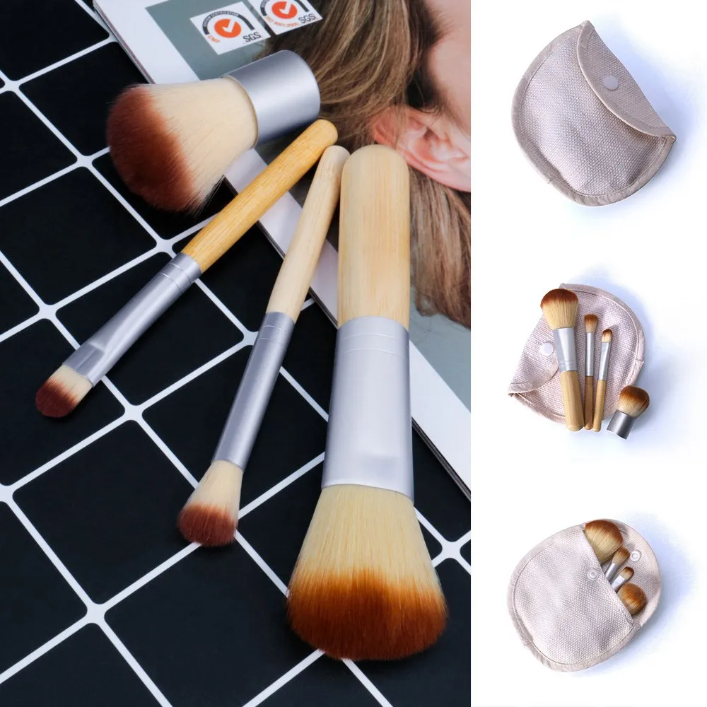 4 Pcs/Set Make Up Foundation Brushes Blending Face Powder Eyeshadow Makeup Tools High Quality Cosmetic Brush Beauty Tools
4 Pcs/Set Make Up Foundation Brushes Blending Face Powder Eyeshadow Makeup Tools High Quality Cosmetic Brush Beauty Tools