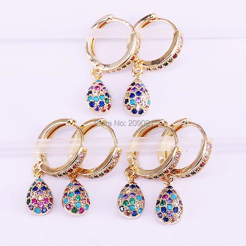 6Pair New arrived gold color rainbow cz paved waterdrop charm dangel earrings women trendy jewelry wholesale
6Pair New arrived gold color rainbow cz paved waterdrop charm dangel earrings women trendy jewelry wholesale