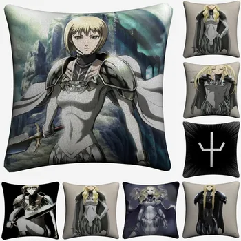 Claymore Character Anime Figures Decorative Cotton Linen Cushion Cover 45x45cm Throw Pillow Case For Sofa Home Decor Almofada
Claymore Character Anime Figures Decorative Cotton Linen Cushion Cover 45x45cm Throw Pillow Case For Sofa Home Decor Almofada