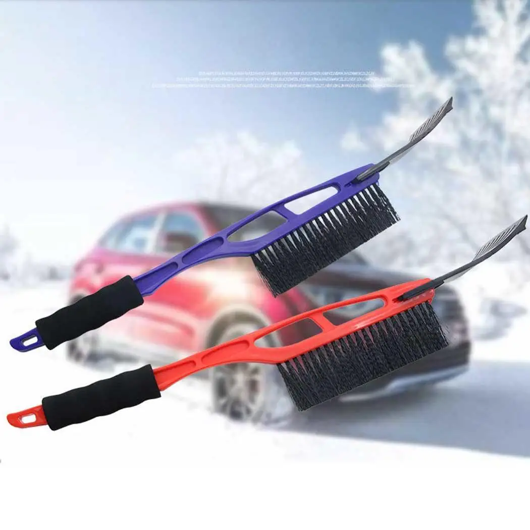 Multifunctional Long Handle Cleaning Shovel Snow Brush Blue Red Car Convenient practical. All Vehicles Ice Scraper Removal | Автомобили и