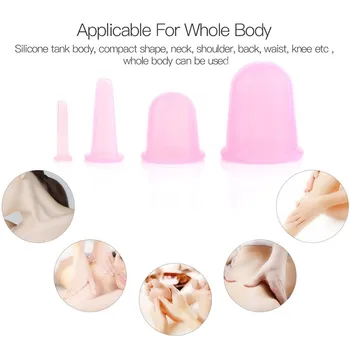 Silicone Suction Cups Set Body Face Massage Anti Cellulite Vacuum Cans Acupunture Massager Vacuum Suction Therapy Cupping 4pcs
Silicone Suction Cups Set Body Face Massage Anti Cellulite Vacuum Cans Acupunture Massager Vacuum Suction Therapy Cupping 4pcs