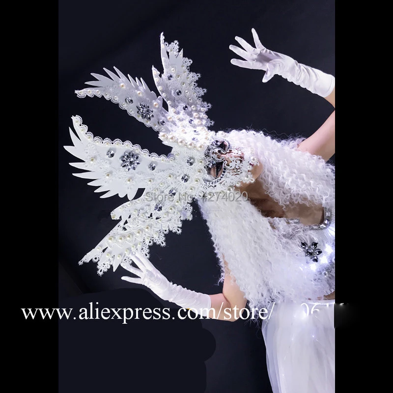goddess costume Senior luxury mysterious girl white angel baby costumes Halloween party cosplay Led Luminous dance suit
goddess costume Senior luxury mysterious girl white angel baby costumes Halloween party cosplay Led Luminous dance suit