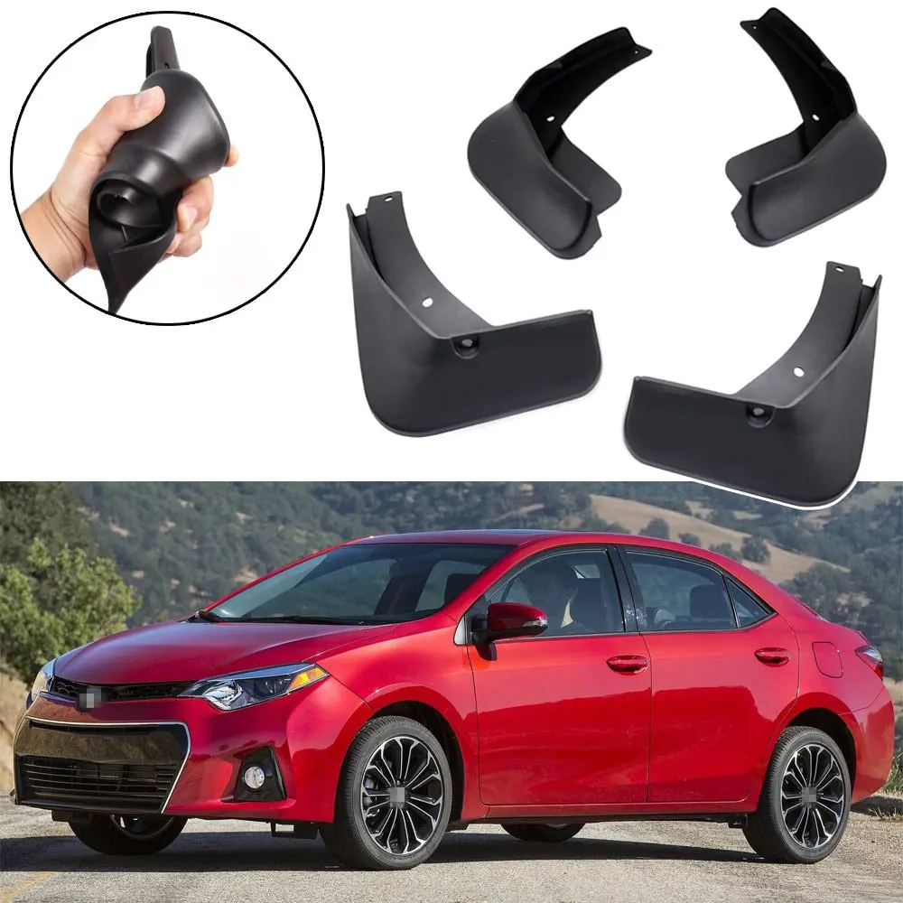 Molded Car Mud Flaps For Toyota Corolla Altis 2014 2015 2016 2017 2018 Mud Flaps Splash Guards Mud Flaps Front Rear Mudguards
Molded Car Mud Flaps For Toyota Corolla Altis 2014 2015 2016 2017 2018 Mud Flaps Splash Guards Mud Flaps Front Rear Mudguards