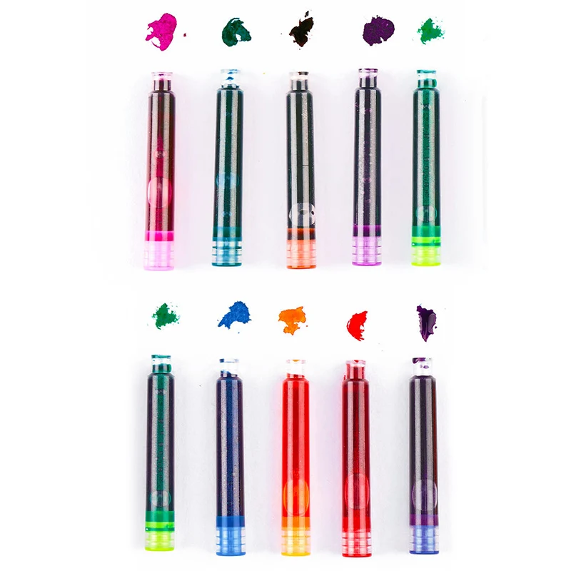 10 Pieces Ink Sac Colorful Ink Sac For Pens Creative Fountain Pen School Office Supplies Korean Stationery
10 Pieces Ink Sac Colorful Ink Sac For Pens Creative Fountain Pen School Office Supplies Korean Stationery