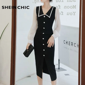 Ladies Elegant Office Dress Work Wear 2019 Women Spring Lantern Sleeve A-line Midi Dress Vestidos
Ladies Elegant Office Dress Work Wear 2019 Women Spring Lantern Sleeve A-line Midi Dress Vestidos