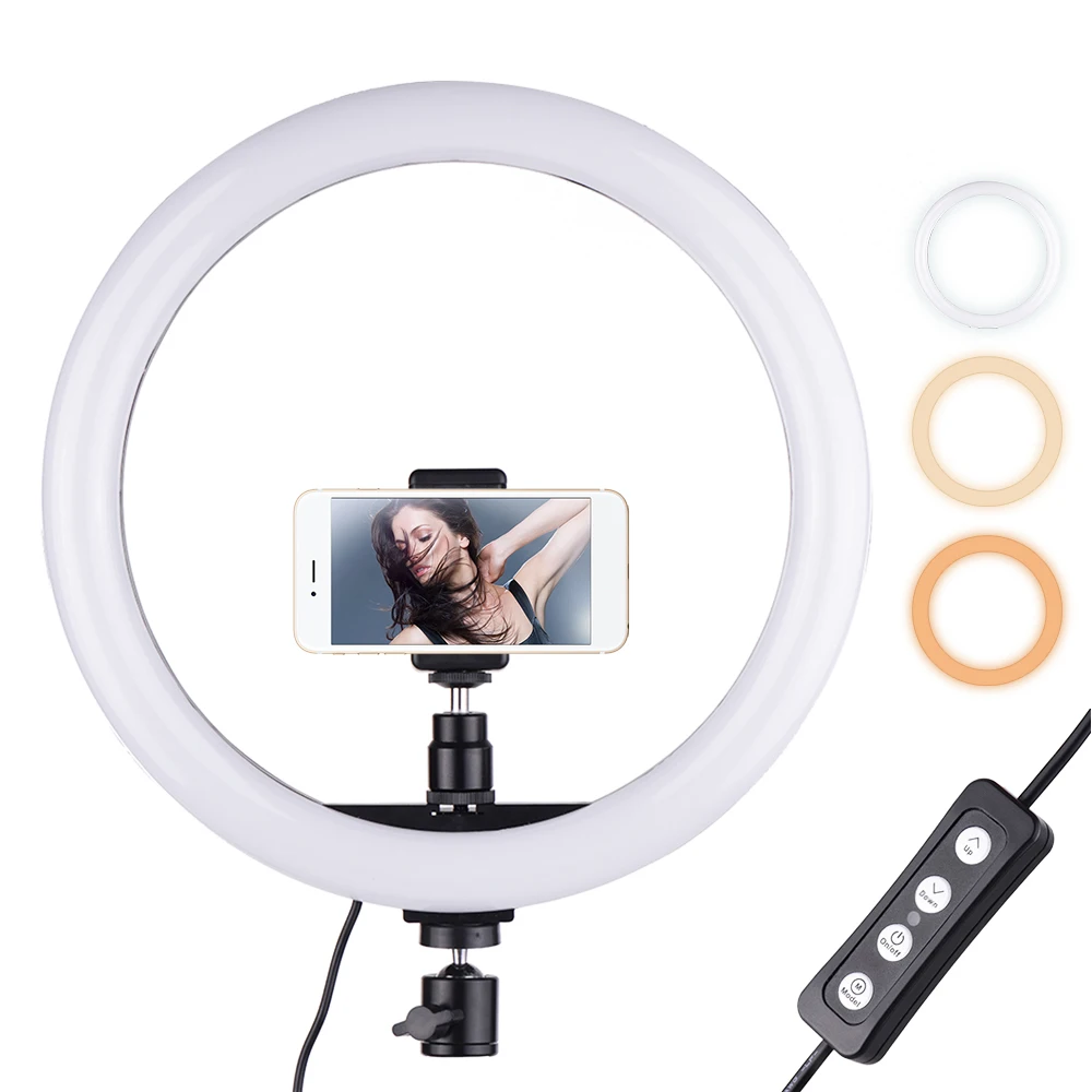 24W Mini LED Ring Light Selfie Lamp 2700-5500K LED Video Fill Light Studio Ring Light Photo Light W/ Controller Selfie Ring Lamp
24W Mini LED Ring Light Selfie Lamp 2700-5500K LED Video Fill Light Studio Ring Light Photo Light W/ Controller Selfie Ring Lamp