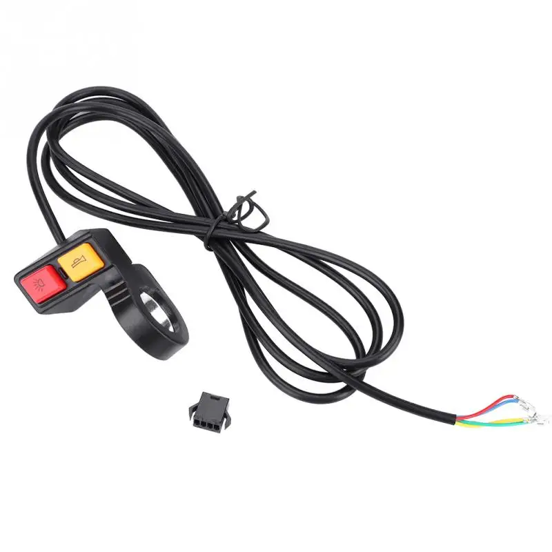 Electric Bike 2 in 1 Head Light Horn Switch Turn Signal Switch Button for Motorcycle E-Bike Electric Scooter
Electric Bike 2 in 1 Head Light Horn Switch Turn Signal Switch Button for Motorcycle E-Bike Electric Scooter
