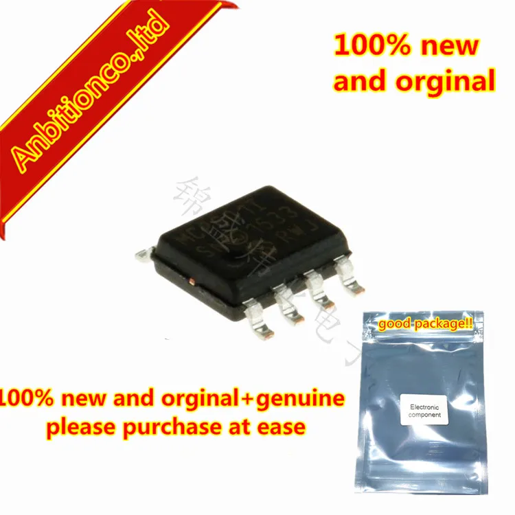 10pcs 100% new and orginal MCP601T-I/SN MCP601-I/SN MCP601I SOP8 2.7V to 5.5V Single-Supply CMOS Op Amps in stock | Мобильные